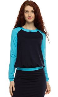 1276 Платье Черно-синий