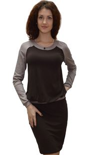 1276 Платье Шоколад